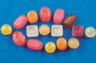 Línea de producción de caramelos de colores